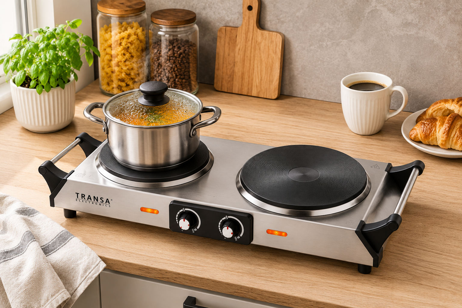 Pokrętła regulacji temperatury kuchenki DoubleStove Iron Transa Electronics